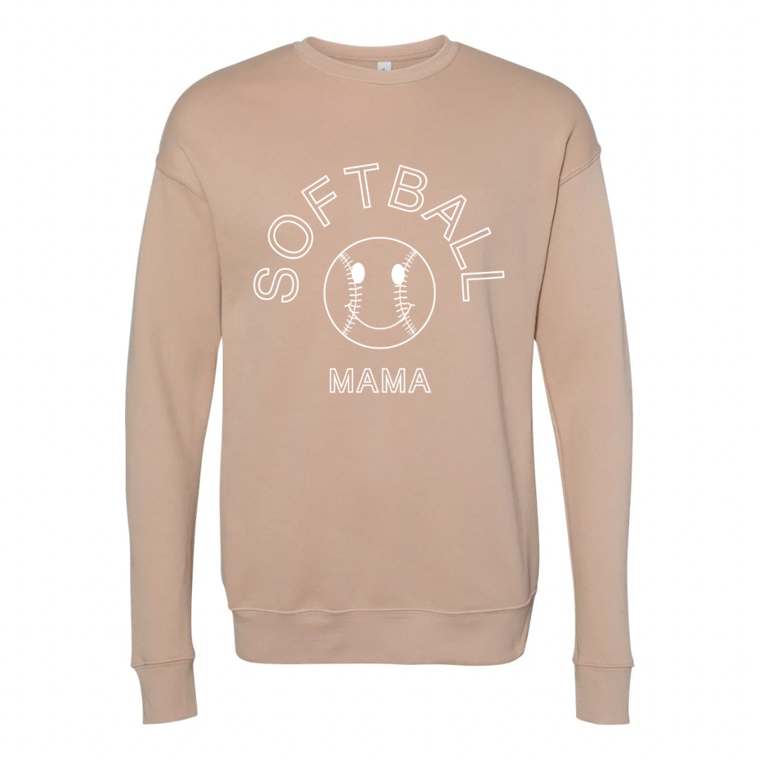 Softball Mama Crew Neck